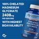 CF Chelated Magnesium Glycinate 2408 mg Veg Tablet 120's - Calcium And Minerals