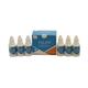 Silver Line Pro Saline Lens Solution (Pack of 6 x 15 ml) - Eyecare Lenses