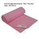 Quick Dry Baby Bed Protector - Plain Pink (L) - Baby Bedding