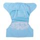 Bumberry Reusable Diaper Cover with 1 Natural Bamboo Cotton Insert - Baby Blue - Diapers & Wipes