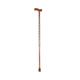 Paxmax Premium Aluminum L Type Walking Stick - Brown Carving - Wheelchairs & Walking Sticks