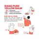 Siang Pure Pain Relief Yellow Balm 12 gm - Balm/Ointments