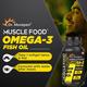 Dr. Morepen Muscle Food Omega 3 Fish Oil Softgel 60's - Omega Fish Oil Fatty Acids