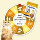 Purepet All Life Stages Wet Cat Food, Real Tuna and Chicken Liver in Gravy, 24 Pouches (24 x 70g) 1600 gm - Petfood