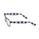 Vision Express 29265 Blue Wayfarer Eyeglasses (Including UV Blue Lens) 1's - Wearables Eye Glasses