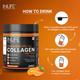 INLIFE Hydrolyzed Collagen Peptides Powder - Orange Flavour 200 gm - Hair & Skin