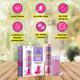 Chicnutrix Cysterhood - Helps Manage PCOS Effervescent Tablet - Strawberry Flavour (Pack of 3 x 20's) - General Health