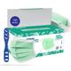 Care View 3 Ply Disposable Surgical Face Mask With Nose Pin - Green 100's - Face Mask