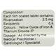 RIVALTO 2.5 Tablet 14's - Blood Clot-Ant