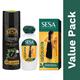 Sesa Hair Combo Pack (Sesa Ayurvedic Oil 100 ml + Sesa Ayurvedic Medicinal Shampoo 200 ml) - Personal Care (Ayush)