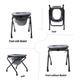 Entros Commode Stool - Oval (EHS-S779A) - Others Ortho Supports