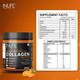 INLIFE Hydrolyzed Collagen Peptides Powder - Orange Flavour 200 gm - Hair & Skin