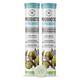 Wellbeing Nutrition Probiotic + Prebiotic Fibre Effervescent Tablet - Green Apple & Peppermint (Pack of 2 x 21's) - Digestive Health