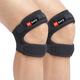 Be Safe Forever Knee Strap Band - Black (Pack of 2) - Knee/Leg Supports