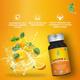 Mint Veda Vitamin C Chewable Tablet - Orange Flavour 60's - Multi-Vitamins