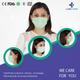 Care View 3 Ply Disposable Surgical Face Mask With Nose Pin - Green 100's - Face Mask