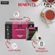 The Tea Ark Organic Tea Bags- Hibiscus Tea, Cinnamon and Rose Petals, with Natural Green Tea 25's - Green/Herbal Teas