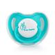 R for Rabbit Baby Apple Pacifier Ultra Light Soft Silicone Nipple for Kids of 3 Months- Blue 1's - Pacifiers & Teethers