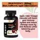 Puraberry Raw Unfiltered Raw Apple Cider Vinegar 800 mg Veg Capsule 60's - Herbal Dietary Supplement