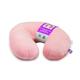 VIAGGI U Shape Feather Soft Microfibre Travel Neck Pillow - Light Pink - Pads And Pillows