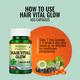 Morpheme Remedies Hair Vital Glow 60 Veg Caps - For Hair Health 60's - Hair & Skin