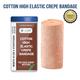 Safent Cotton High Elastic Crepe Bandage (10 cm X 4.5 m) - Bandages