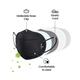 Boldfit N95 Face Mask - Black 3's - Face Mask