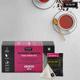 The Tea Ark Organic Tea Bags- Hibiscus Tea, Cinnamon and Rose Petals, with Natural Green Tea 25's - Green/Herbal Teas