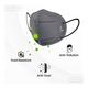 Boldfit N95 Face Mask - Grey 20's - Face Mask