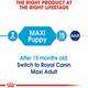 Royal Canin Maxi Puppy Dry Dog food (Up to 26-44kg) 15 kg - Petfood