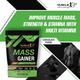 MuscleXP Mass Gainer with Multi Vitamin Powder - Chocolate Fudge 1 kg - Workout Essentials