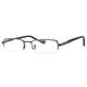 Klar Eye Half Rim Rectangle K-1011 Reading Glass - Gun (Optical Power +3.5) - Men Eyeglasses