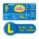 Super Cute's WonderShorts Pull-up Shorts Diaper - (L) (8 - 14 kg) (Pack of 5 x 5's) - Diapers & Wipes