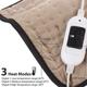 MCP Electric Heating Pad - Velvet Beige - Hot Pack/Ice Bag
