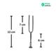 Sahyog Wellness 1024 Hz Tuning Fork (13 cm) - Device - S