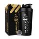 MuscleXP Classic XP Gym Shaker - Black 750 ml - Gym Accessories