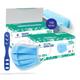 Care View 3 Ply Disposable Surgical Face Mask With Nose Pin - Blue 100's - Face Mask