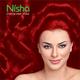 Nisha Creme Hair Color - Flame Red 60 gm - Crème