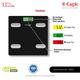 Eagle Digital Weighing Scale Color Changing Smart (EEF-2001A) - Black - Health Monitoring Devices