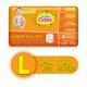 Super Cute's Wonder Pullups Diaper - (L) (8 - 14 kg) (Pack of 2 x 33's) - Diapers & Wipes