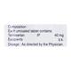 Telster 40Mg Tablet 10's - Hypertension-Ang