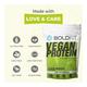 Boldfit Vegan Protein Powder - Cafe Mocha Flavour 1 kg - Protein Drink
