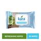 Kara Refreshing Face Wipes - Aloe Vera & Mint Oil 30's - Facial Wipes & Tissues