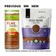 Nourishvitals Flax Roasted Seeds 200 gm - Nutritional Bars