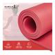 MuscleXP (10 mm) Thick NBR Material Yoga Mat - (Red) 1's - Workout Essentials