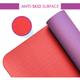 Boldfit Yoga Mat - Purple & Red 1's - Workout Essentials