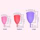 Sanfe Worry Free Set (Reusable Menstrual Cup - Medium and Intimate Wash - Lavender & Chamomile 100 ml) - Menstrual Cups