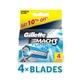 Gillette Mach 3 Cartridges 4's (N) - Razors & Cartridges