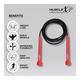 MuscleXP Skipping Rope (Jumping Rope) - Red & Black 1's - Workout Essentials