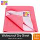 BeyBee Baby Care Waterproof Bed Protector Sheet - Salmon Rose (S) 2's - Baby Bedding